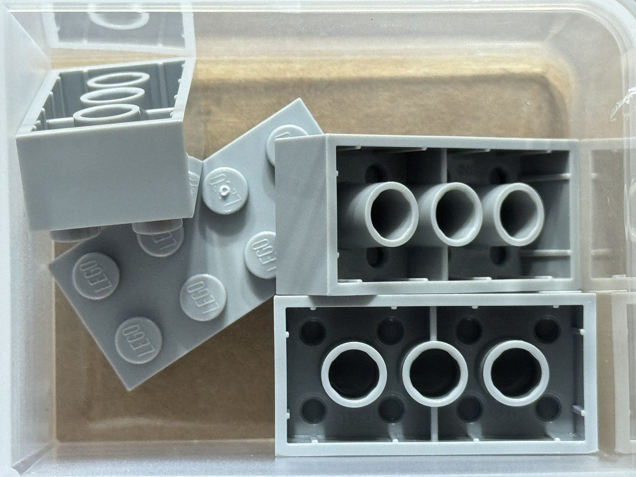 LEGO Parts - Light Bluish Gray Brick 2 x 4 - No 3001 - QTY 5