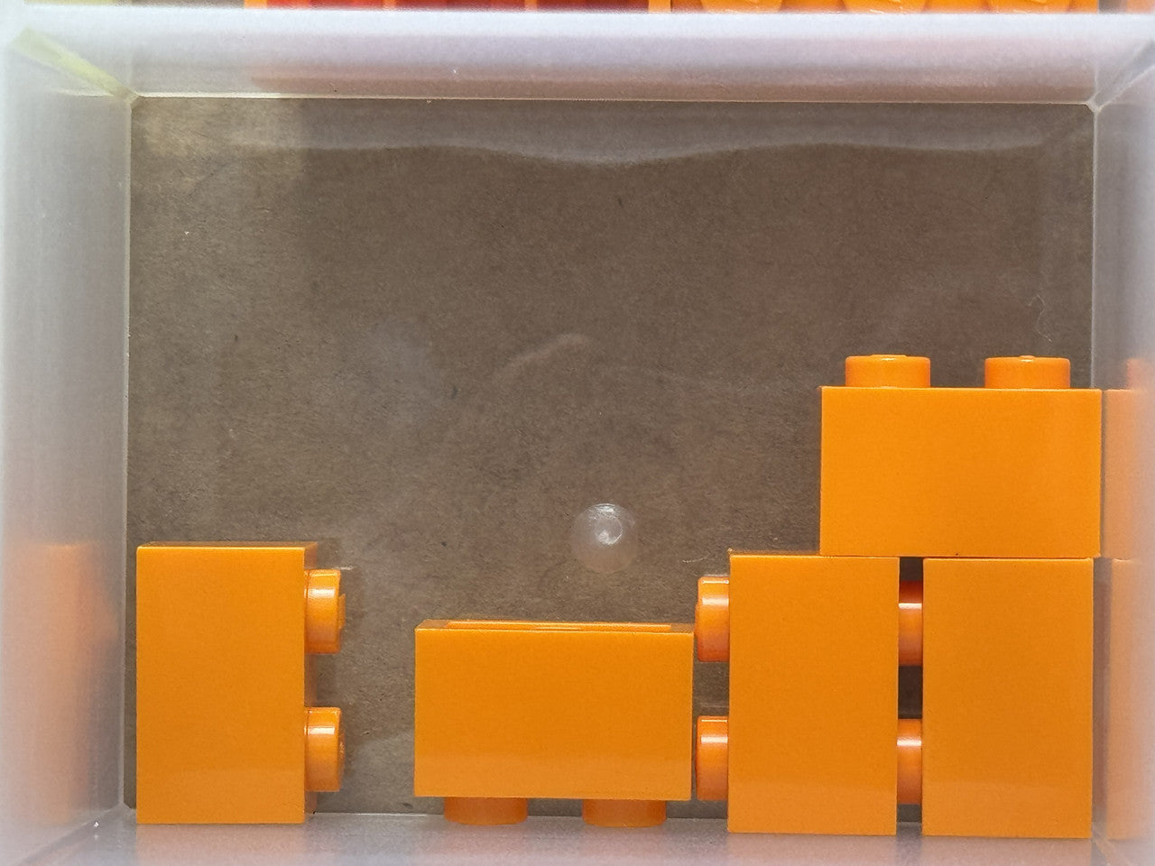 LEGO Parts - Orange Brick 1 x 2 - No 3004 - QTY 5