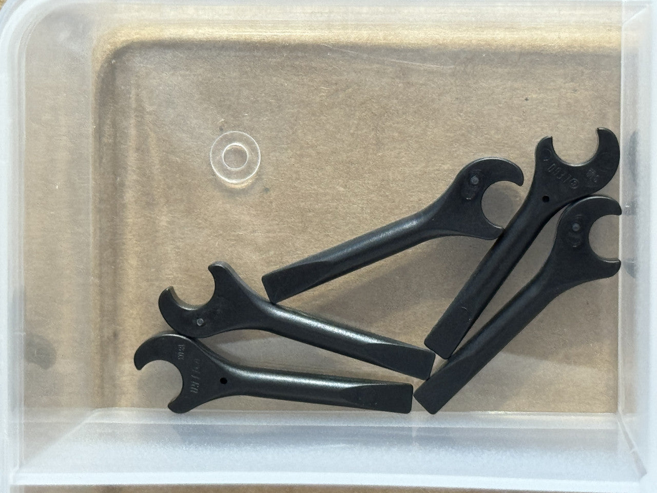 LEGO Parts - Black Minifigure Tool Spanner Wrench Screwdriver - No 4006 - QTY 5