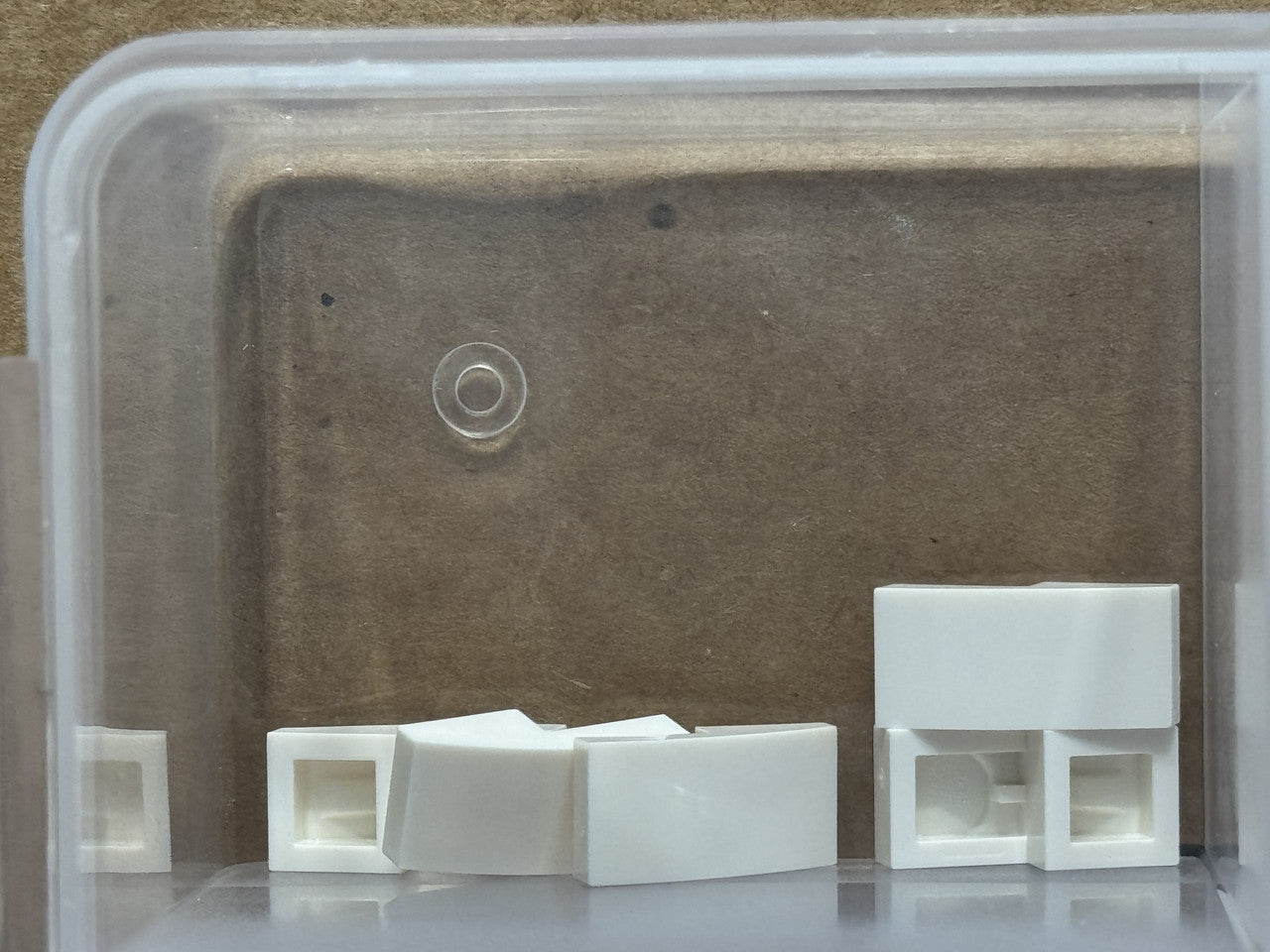 LEGO Parts - White Slope, Curved 2 x 1 x 2/3 - No 11477 - QTY 5