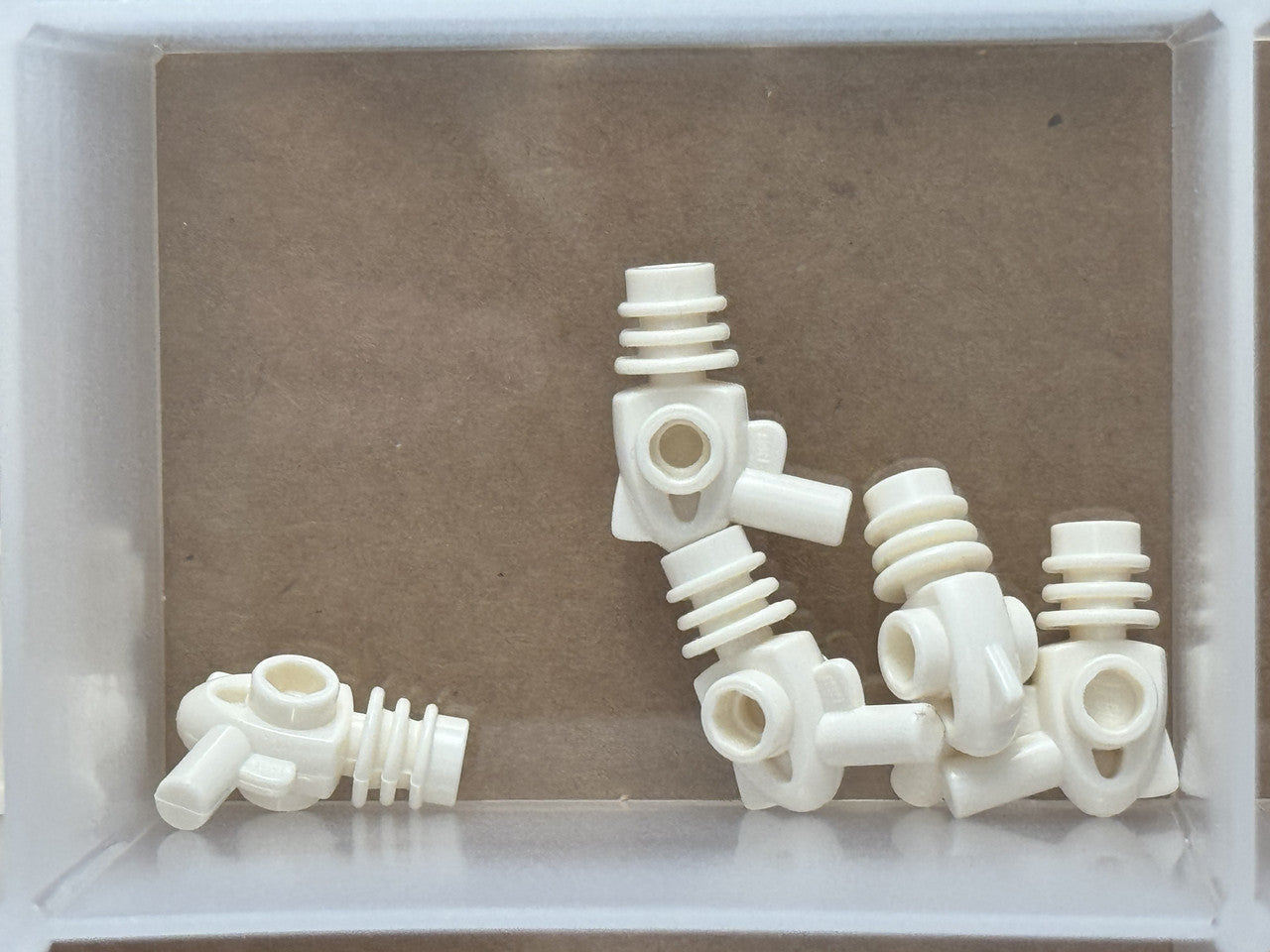 LEGO Parts - White Minifigure, Weapon Space Ray Gun - No 87993 - QTY 5