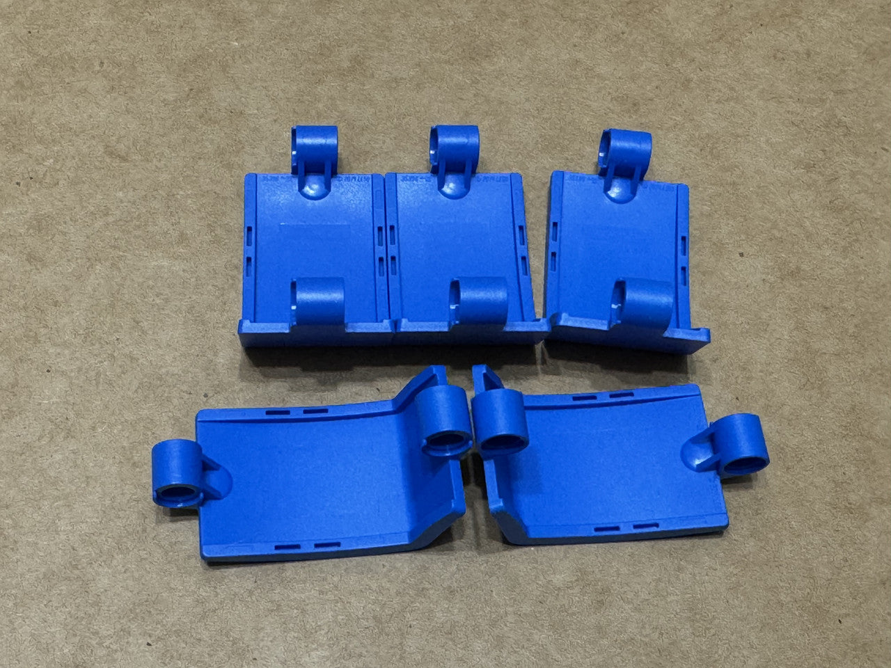 LEGO Parts - Blue Technic, Panel Curved 3 x 5 x 3 - No 24116 - QTY 5