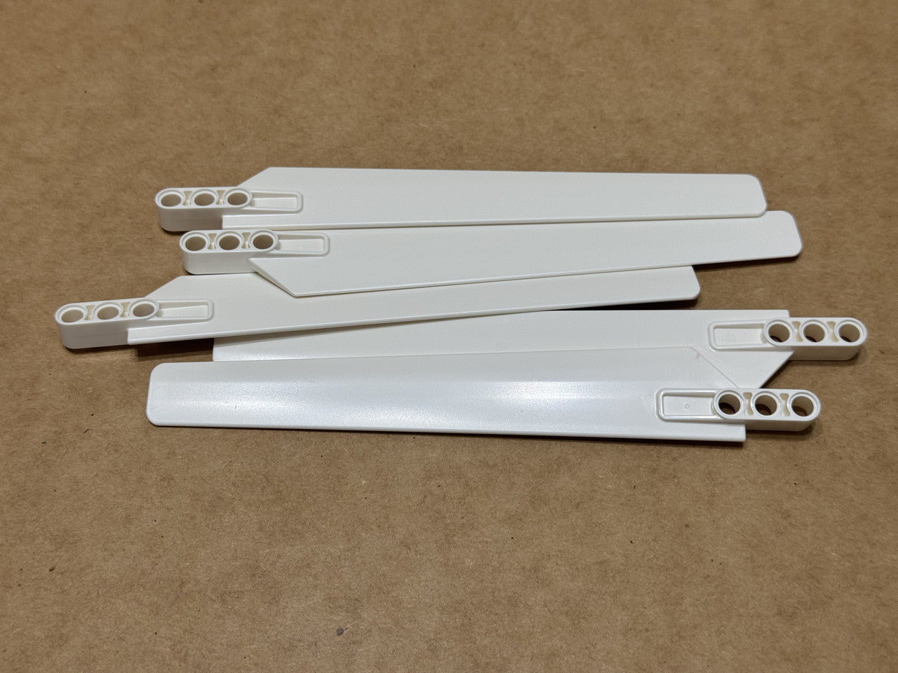 LEGO Parts - White Technic Rotor Blade Large Straight 3L - No 65422 - QTY 5