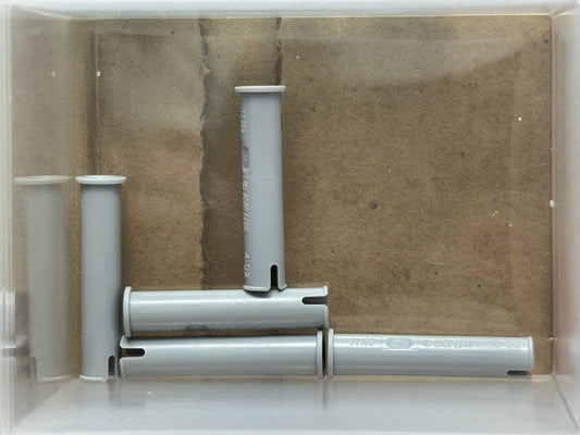 LEGO Parts - Light Bluish Gray Technic, Pin 3L with Stop - No 77765 - QTY 5