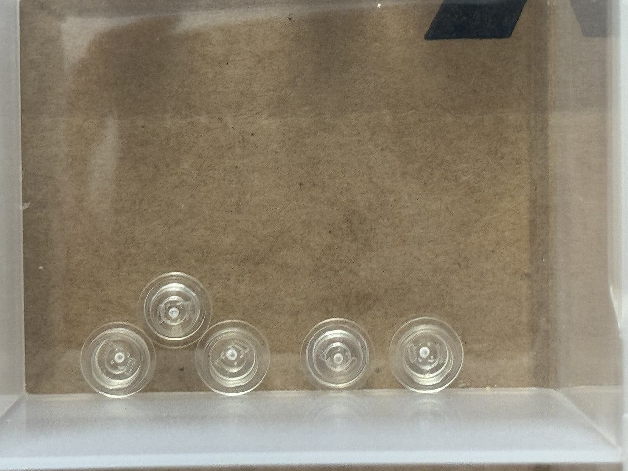 LEGO Parts - Trans-Clear Plate, Round 1 x 1 - No 4073 - QTY 5