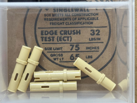 LEGO Parts - Tan Technic, Pin 3L without Friction Ridges - No 32556 - QTY 5