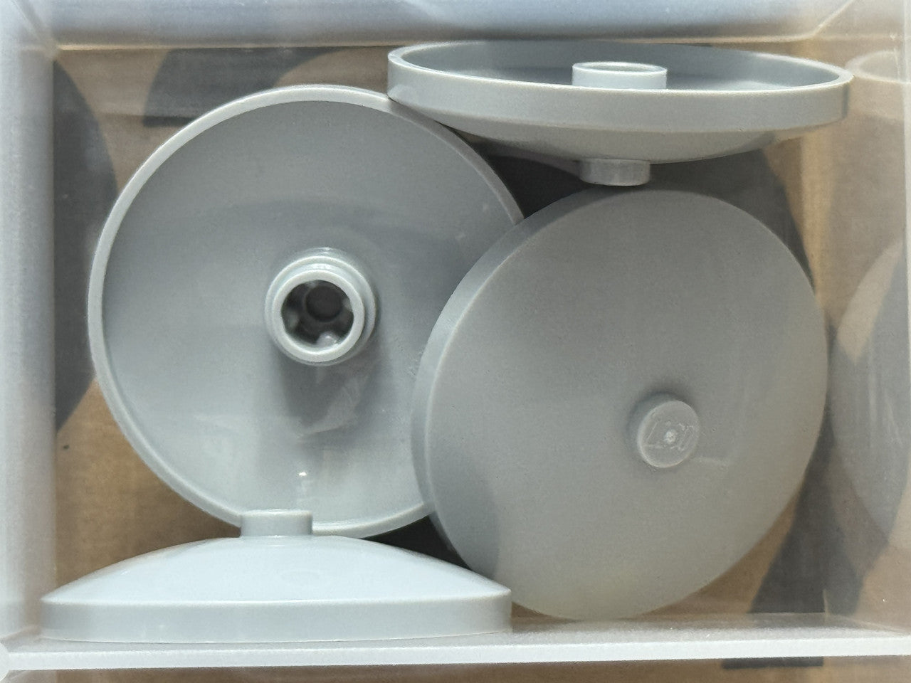 LEGO Parts - Light Bluish Gray Dish 4 x 4 Inverted (Radar) - No 3960 - QTY 5