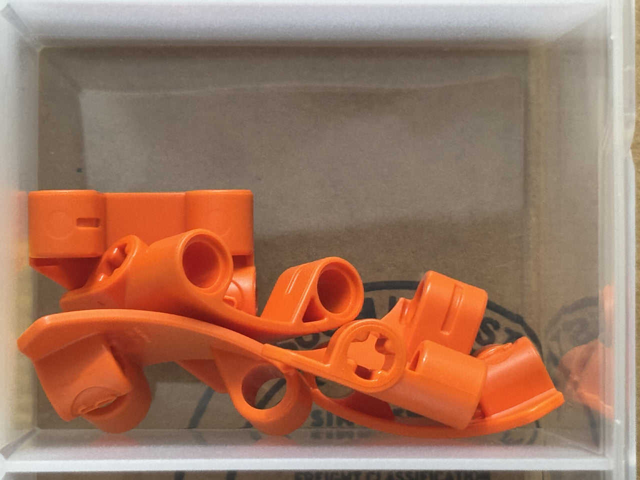 LEGO Parts - Reddish Orange Technic, Panel Curved # 9 3 x 3 - No 2395 - QTY 5