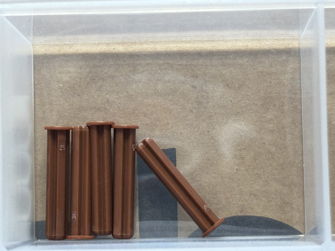 LEGO Parts - Reddish Brown Technic, Axle 3L with Stop - No 24316 - QTY 5