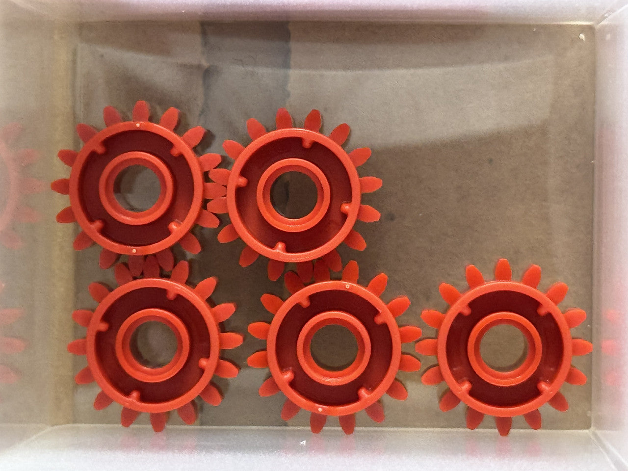 LEGO Parts - Red Technic, Gear 16 Tooth - No 18946 - QTY 5