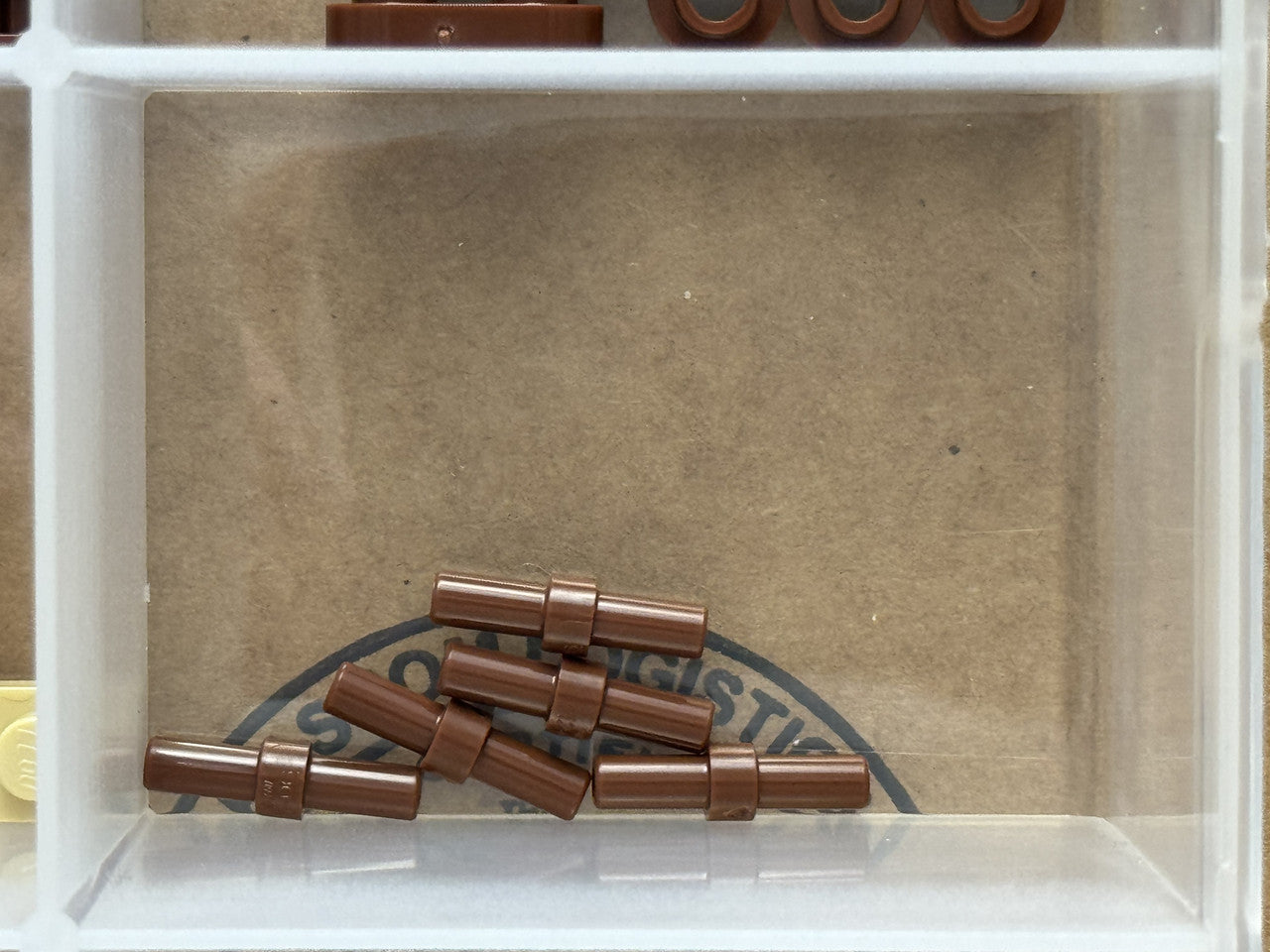 LEGO Parts - Reddish Brown Bar 2L with Stop Ring - No 78258 - QTY 5