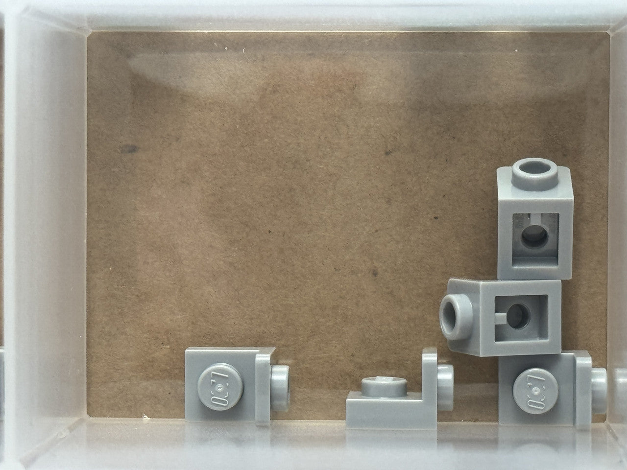 LEGO Parts - Light Bluish Gray Bracket 1 x 1 - 1 x 1 Inverted - No 36840 - QTY 5