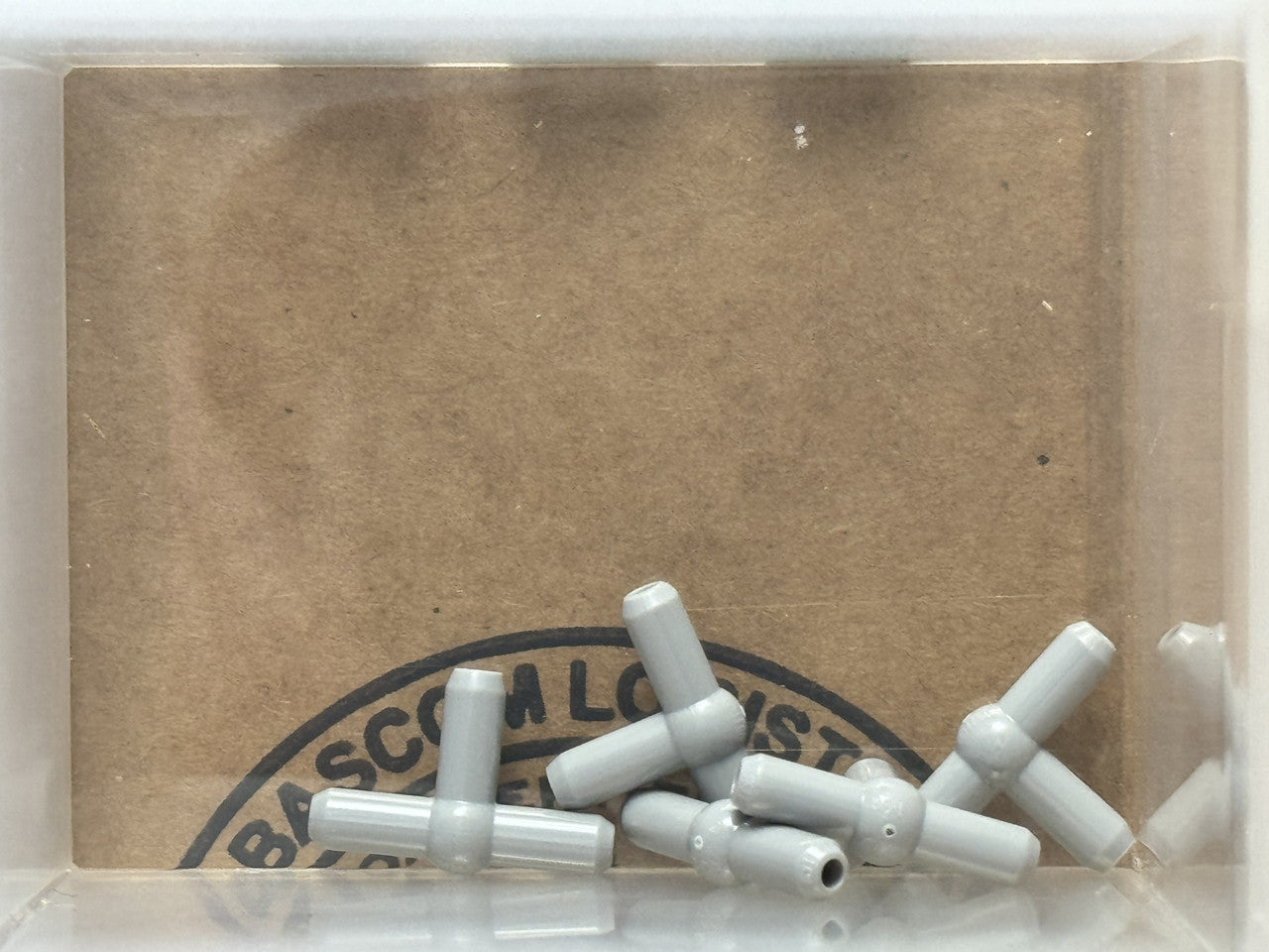 LEGO Parts - Light Bluish Gray Pneumatic T Piece - No 4697b - QTY 5