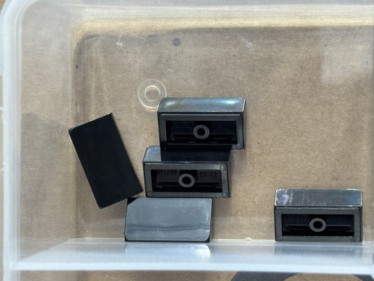 LEGO Parts - Black Slope 30 1 x 2 x 2/3 - No 85984 - QTY 5