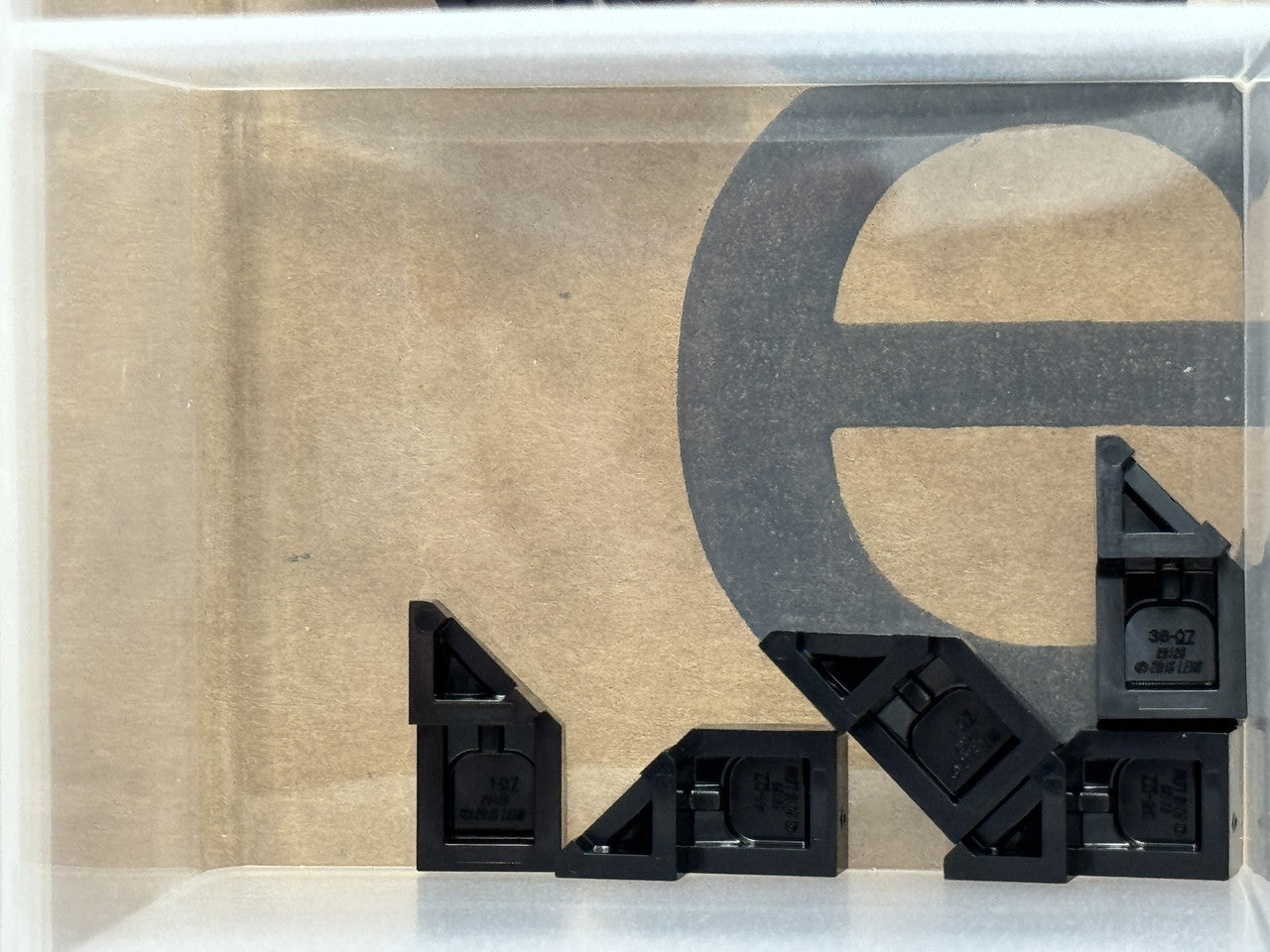 LEGO Parts - Black Wedge 2 x 1 x 2/3 Left - No 29120 - QTY 5