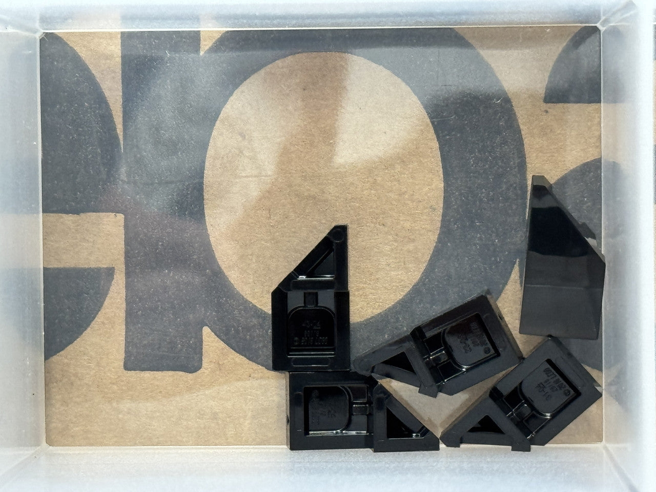 LEGO Parts - Black Wedge 2 x 1 x 2/3 Right - No 29119 - QTY 5