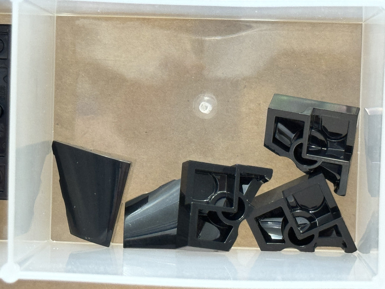 LEGO Parts - Black Wedge 2 x 2 x 2/3 Right - No 5093 - QTY 5