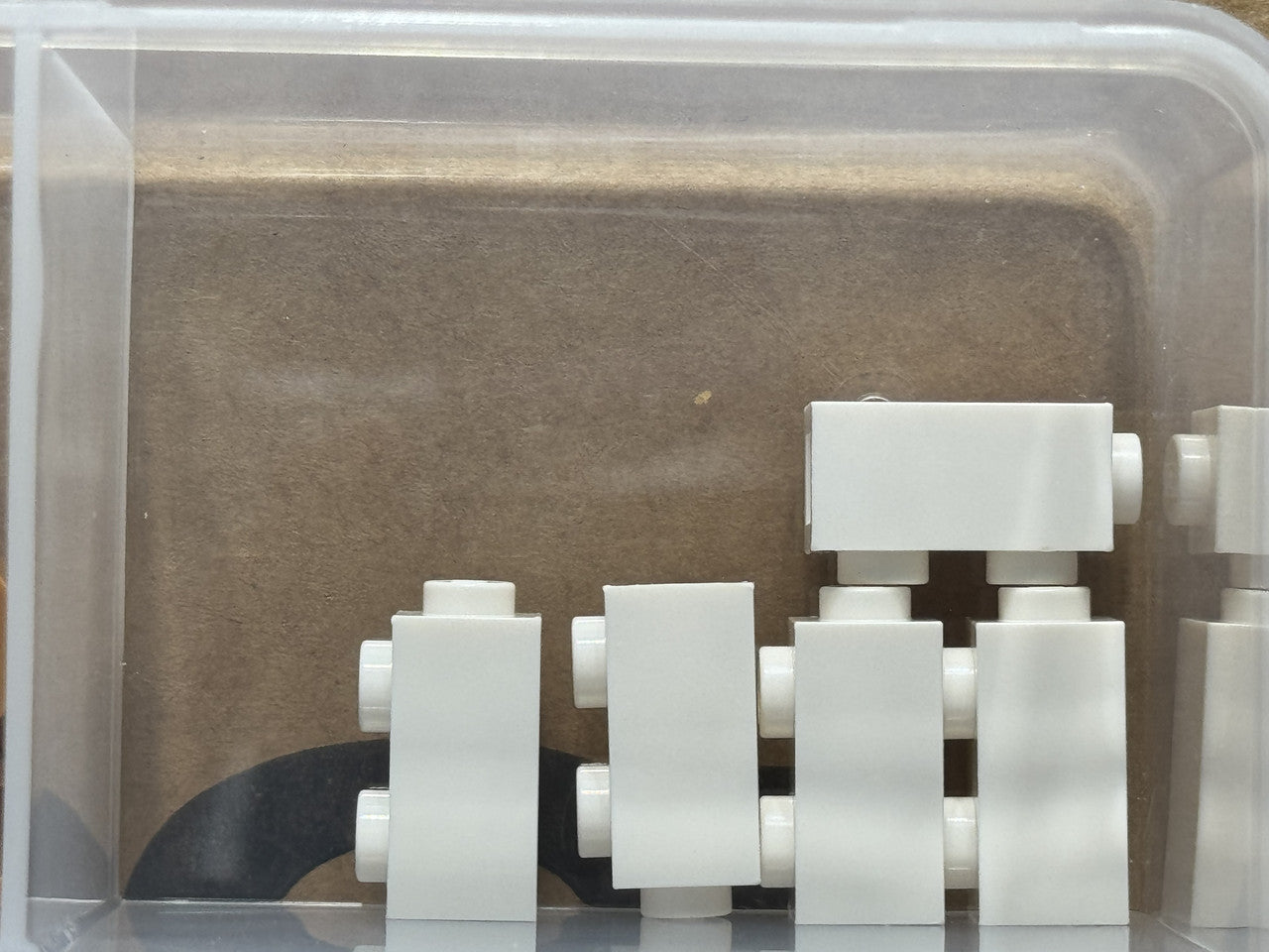 LEGO Parts - White Brick 1 x 1 x 1 2/3 with Studs on Side - No 32952 - QTY 5