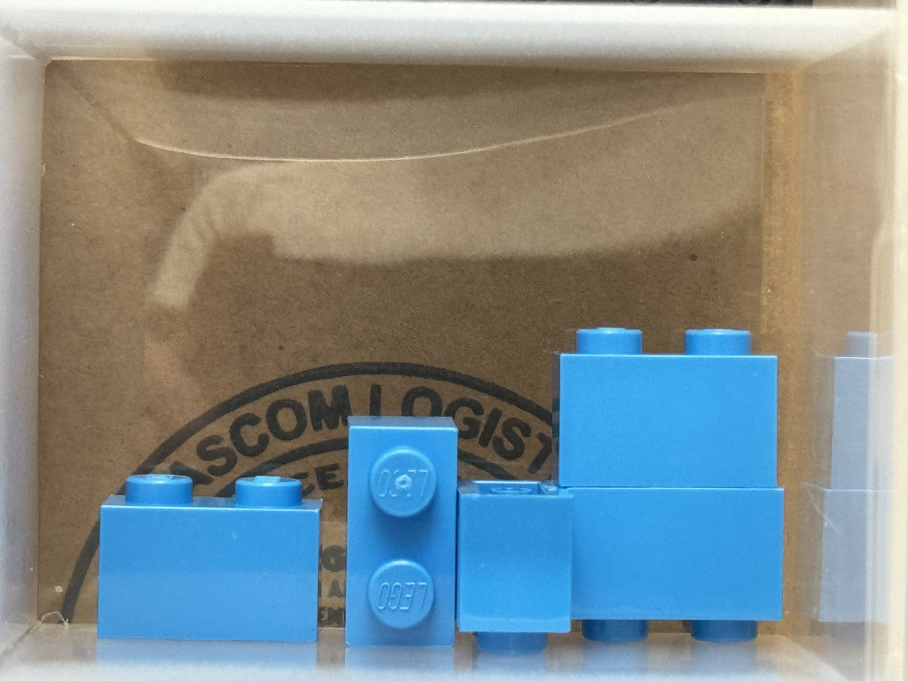 LEGO Parts - Dark Azure Brick 1 x 2 - No 3004 - QTY 5