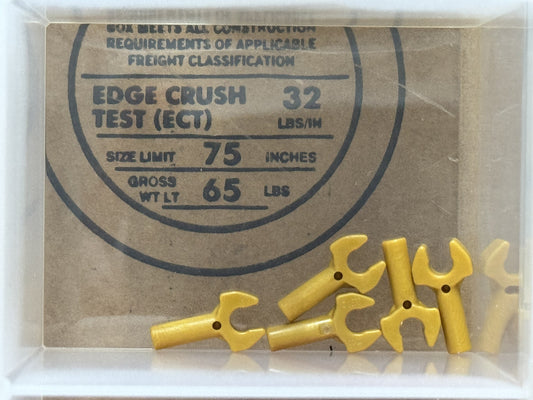 LEGO Parts - Pearl Gold Bar 1L with Clip Mechanical Claw - No 48729b - QTY 5