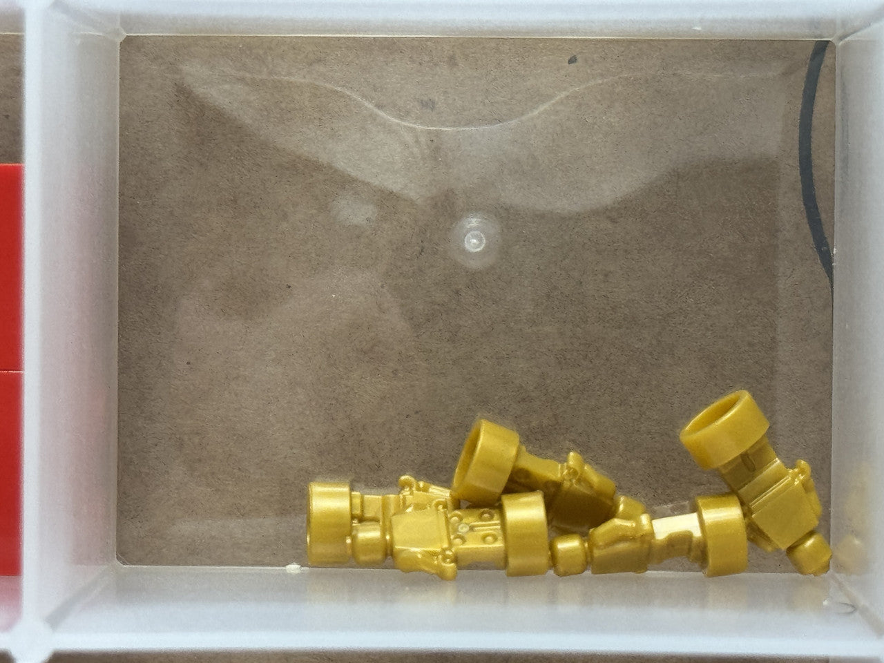 LEGO Parts - Pearl Gold Minifigure Utensil Statuette / Trophy - No 90398 - QTY 5