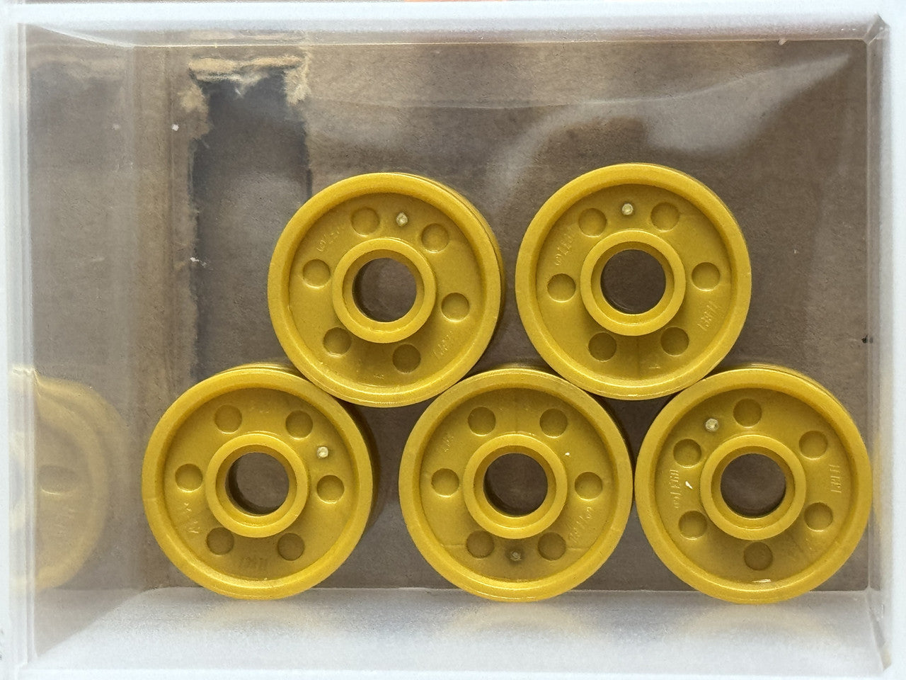 LEGO Parts - Pearl Gold Wheel 18mm D. x 8mm - No 13971 - QTY 5