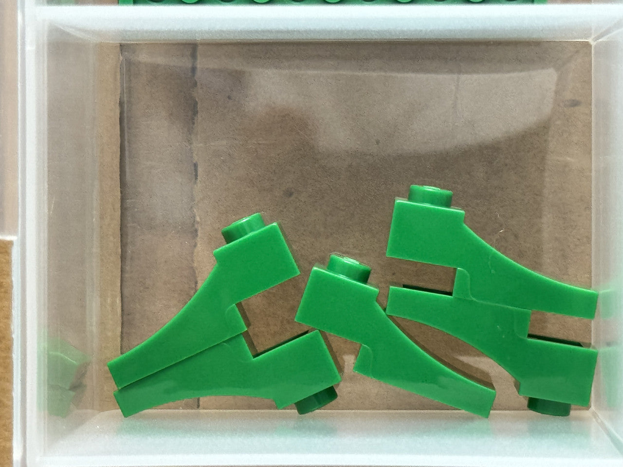 LEGO Parts - Green Arch 1 x 3 Inverted - No 70681 - QTY 5