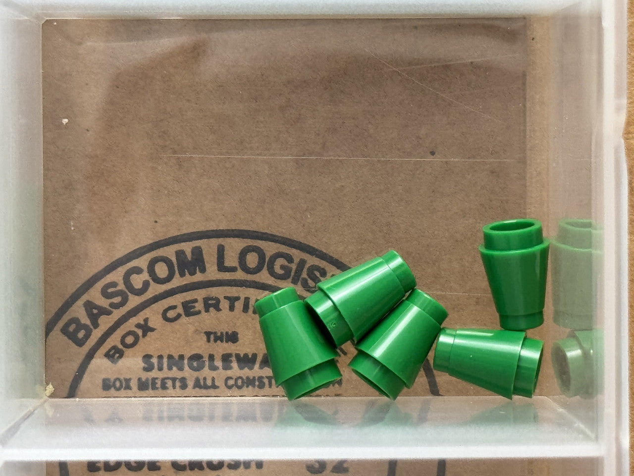 LEGO Parts - Green Cone 1 x 1 with Top Groove - No 4589b - QTY 5