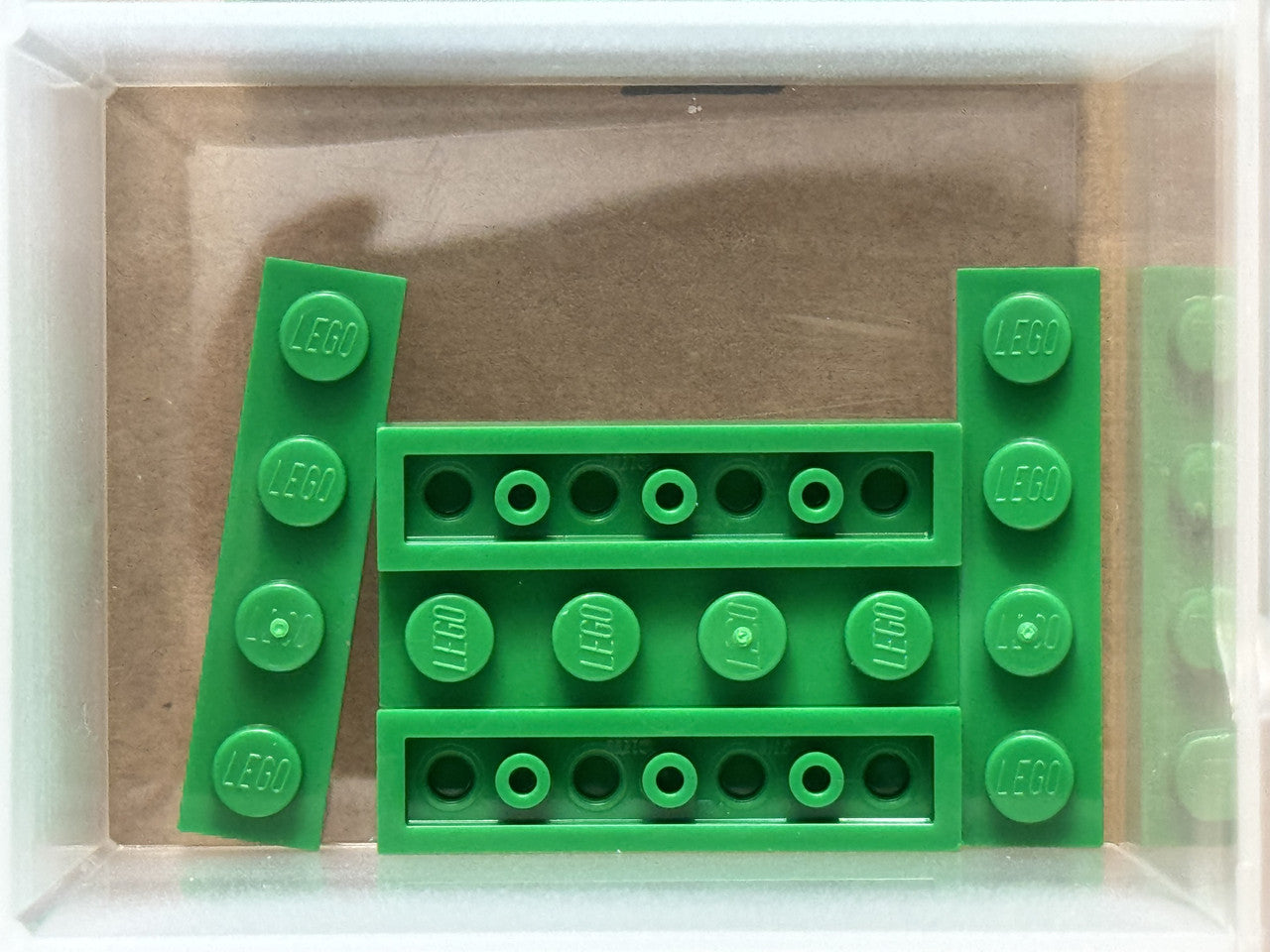 LEGO Parts - Green Plate 1 x 4 - No 3710 - QTY 5