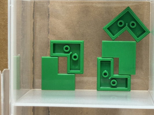 LEGO Parts - Green Tile 2 x 2 Corner - No 14719 - QTY 5