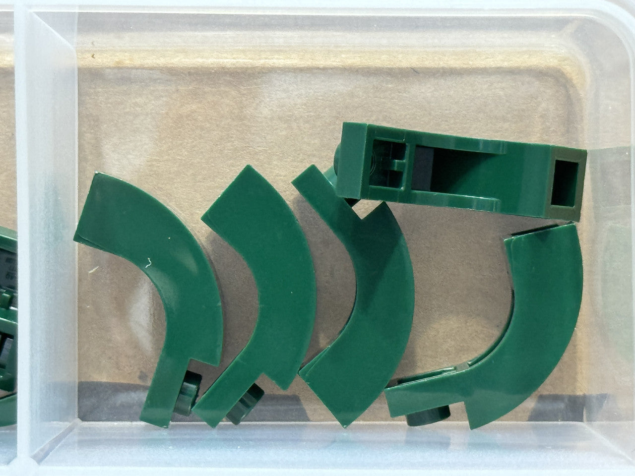 LEGO Parts - Dark Green Arch 1 x 3 x 2 Curved Top - No 6005 - QTY 5