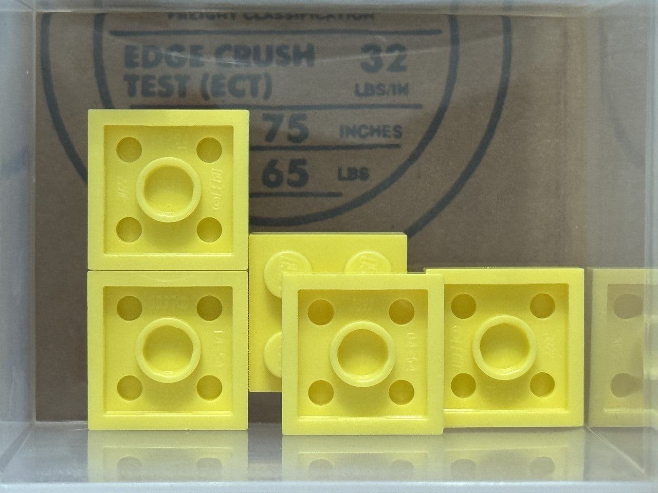LEGO Parts - Bright Light Yellow Plate 2 x 2 - No 3022 - QTY 5