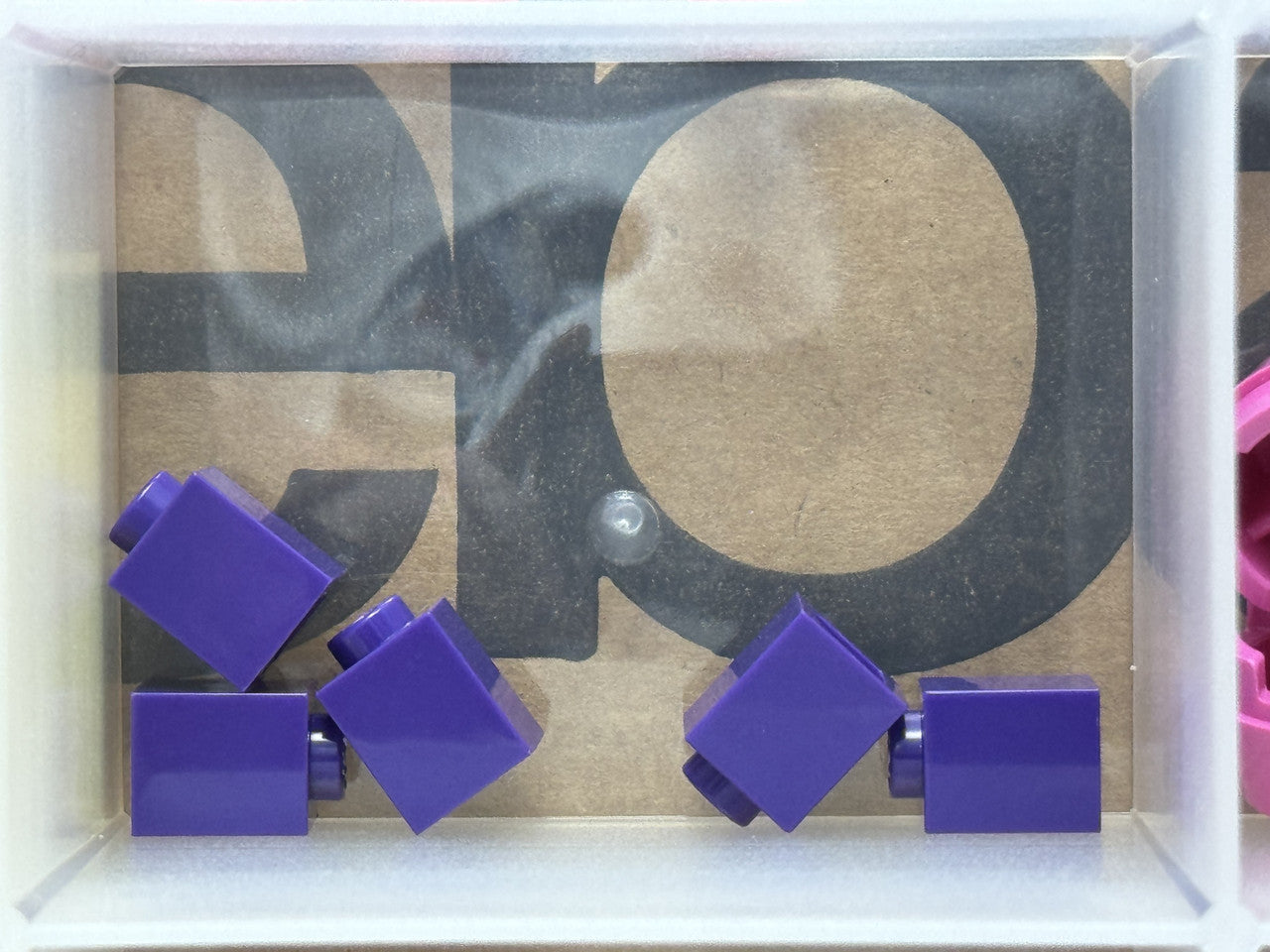 LEGO Parts - Dark Purple Brick 1 x 1 - No 3005 - QTY 5