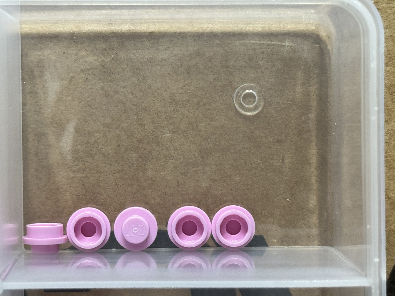 LEGO Parts - Bright Pink Plate, Round 1 x 1 - No 4073 - QTY 5