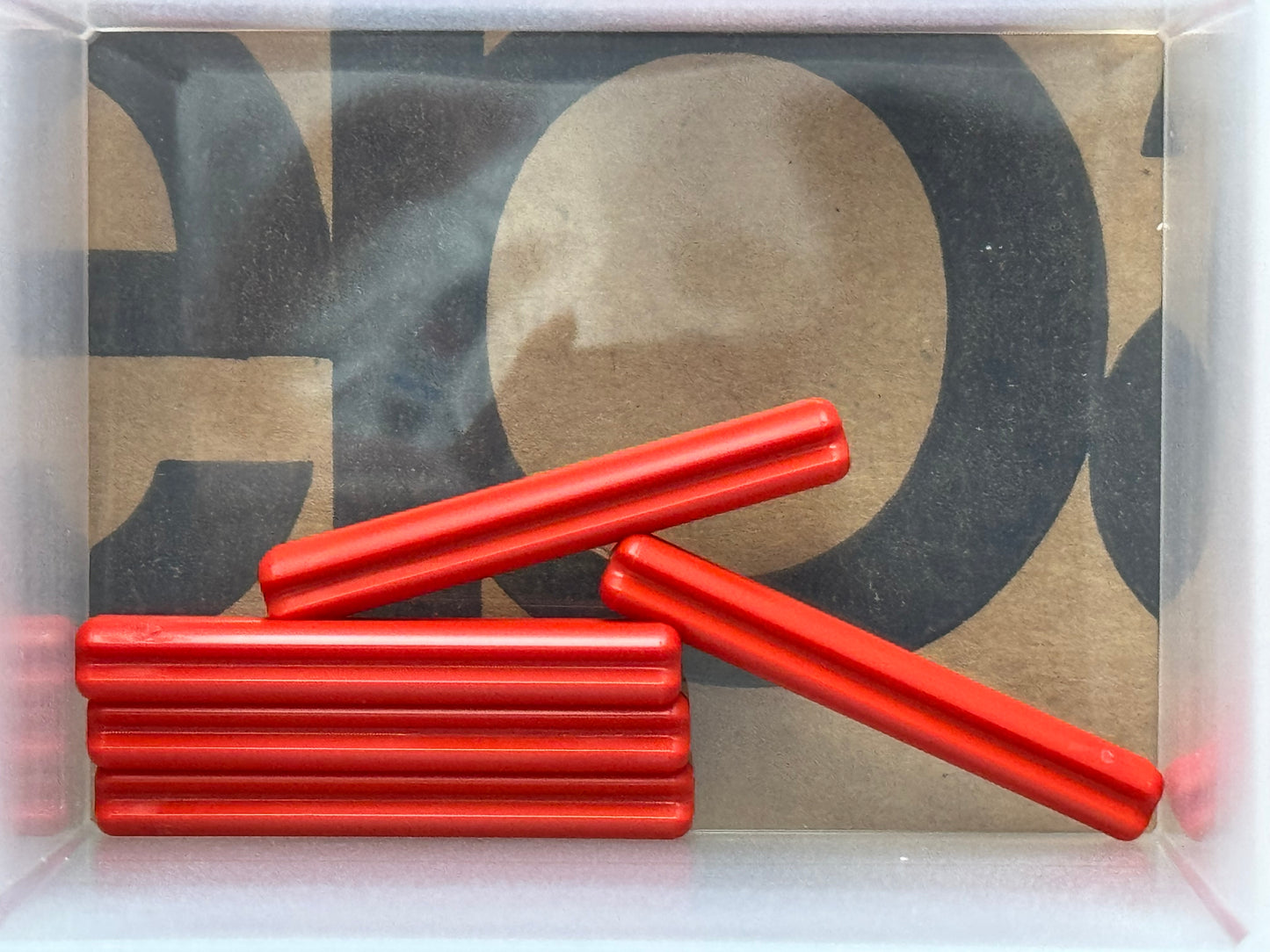 LEGO Parts - Red Technic, Axle 4L - No 3705 - QTY 5