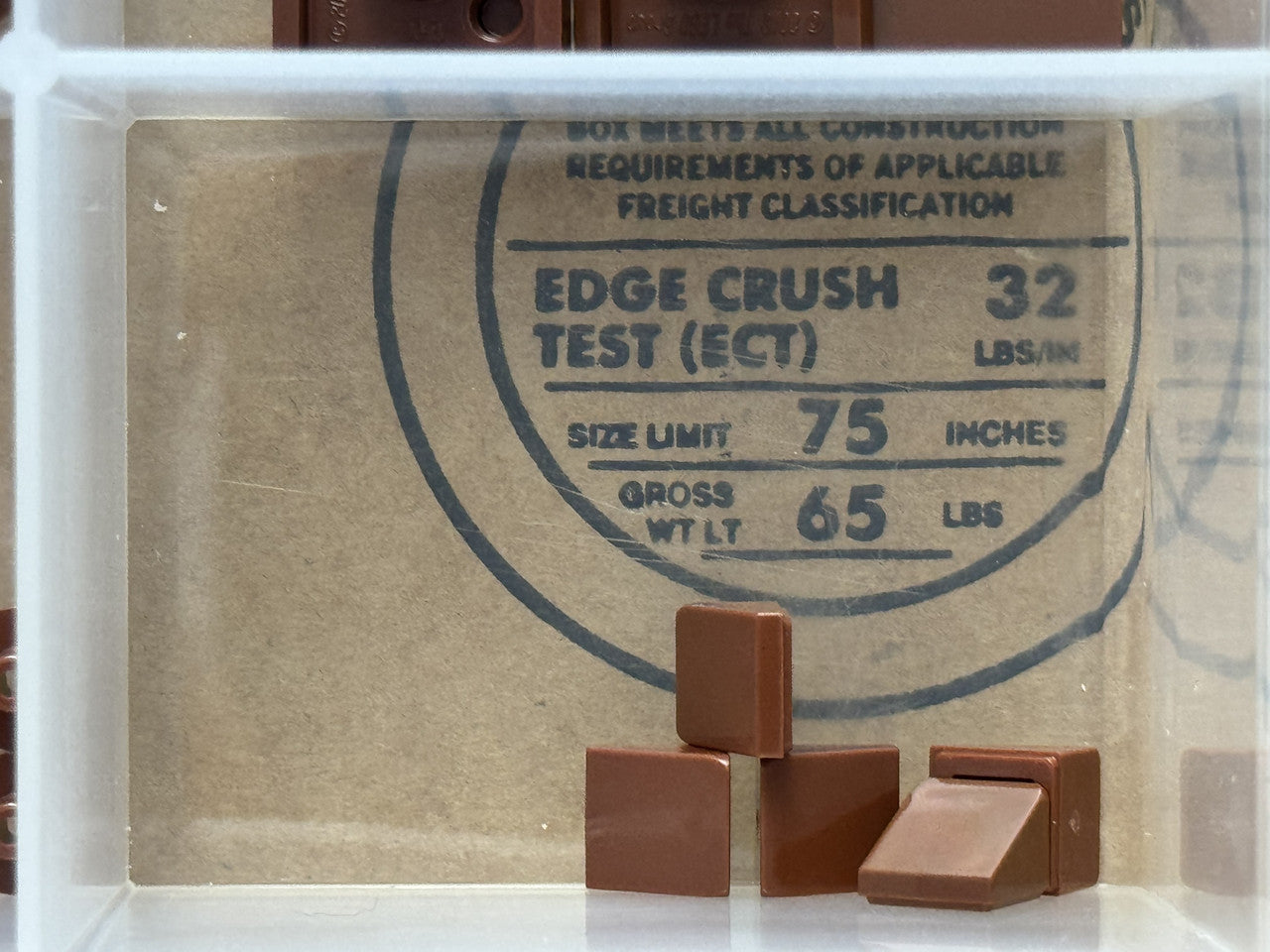 LEGO Parts - Reddish Brown Slope 30 1 x 1 x 2/3 - No 54200 - QTY 5