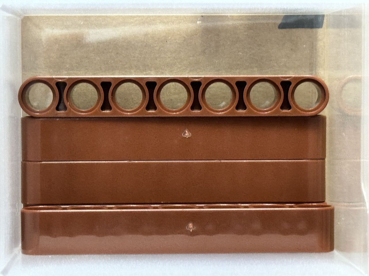 LEGO Parts - Reddish Brown Technic, Liftarm Thick 1 x 7 - No 32524 - QTY 5