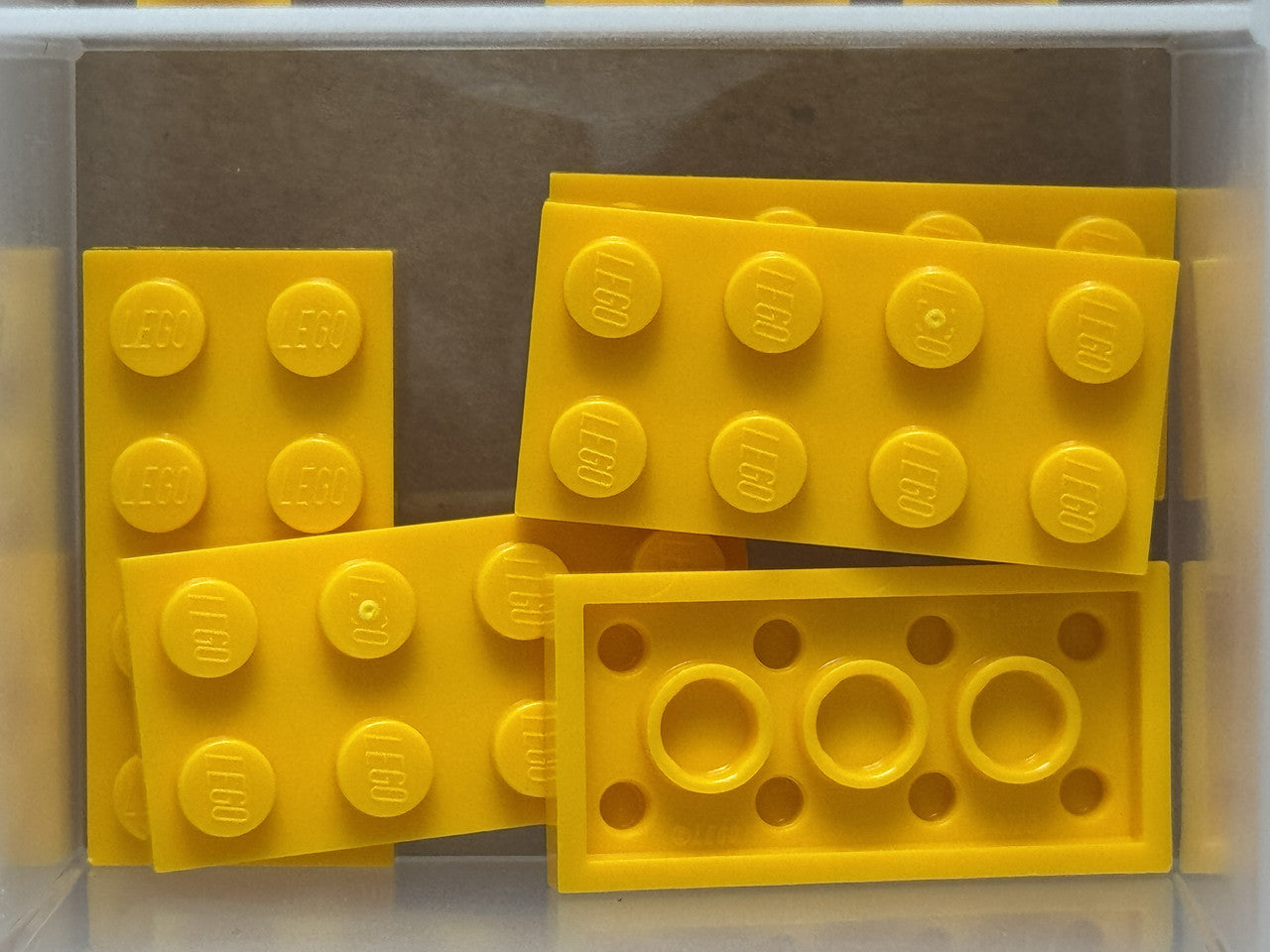 LEGO Parts - Bright Light Orange Plate 2 x 4 - No 3020 - QTY 5