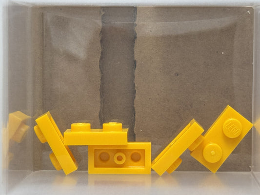 LEGO Parts - Bright Light Orange Plate 1 x 2 - No 3023 - QTY 5