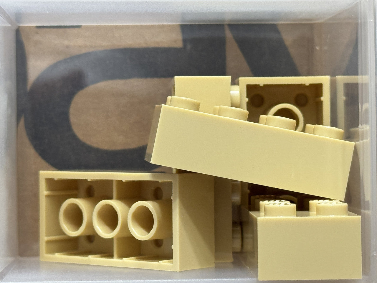 LEGO Parts - Tan Brick 2 x 4 - No 3001 - QTY 5
