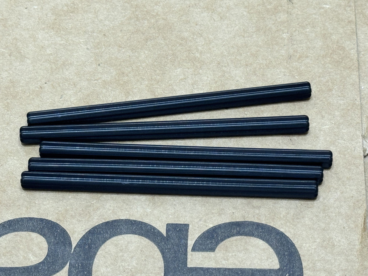 LEGO Parts - Black Technic, Axle 10L - No 3737 - QTY 5