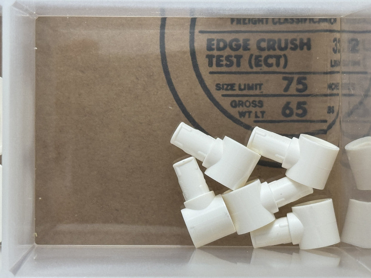 LEGO Parts - White Technic, Pin and Pin Hole - No 15100 - QTY 5