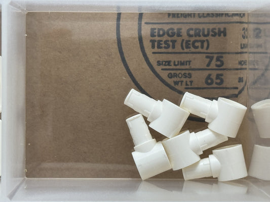 LEGO Parts - White Technic, Pin and Pin Hole - No 15100 - QTY 5
