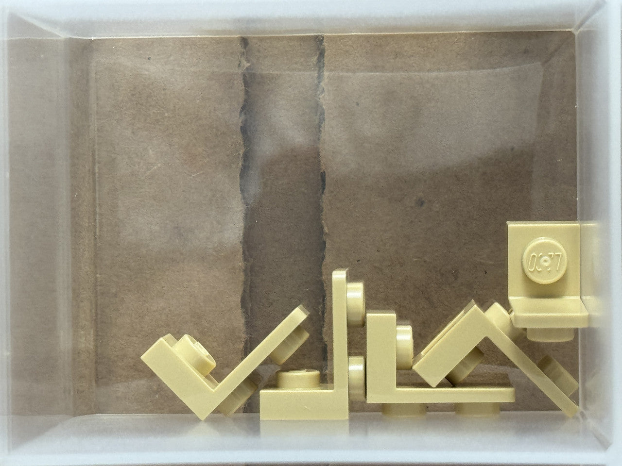 LEGO Parts - Tan Bracket 1 x 1 - 1 x 2 Inverted - No 73825 - QTY 5