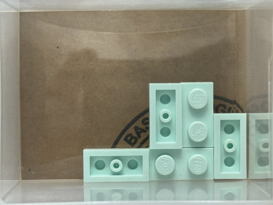 LEGO Parts - Light Aqua Plate 1 x 2 - No 3023 - QTY 5
