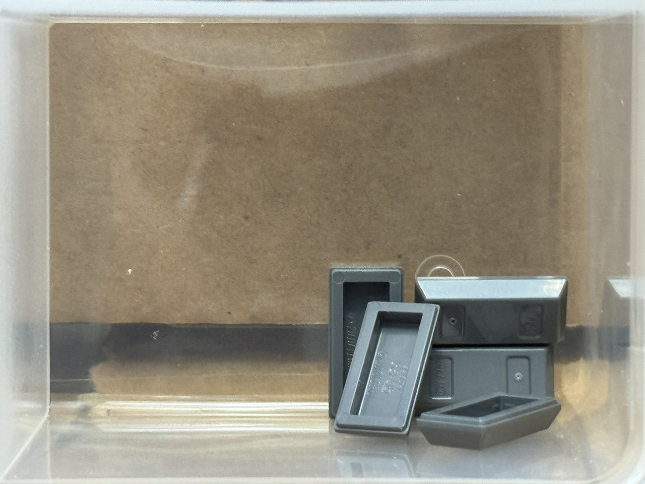 LEGO Parts - Dark Bluish Gray Minifigure, Utensil Ingot 1 x 2 - No 99563 - QTY 5