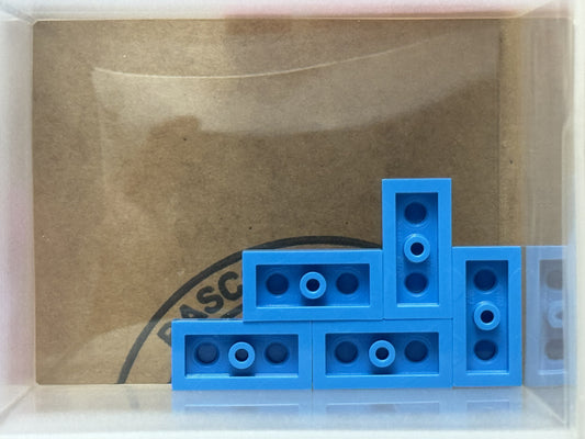 LEGO Parts - Dark Azure Plate 1 x 2 - No 3023 - QTY 5
