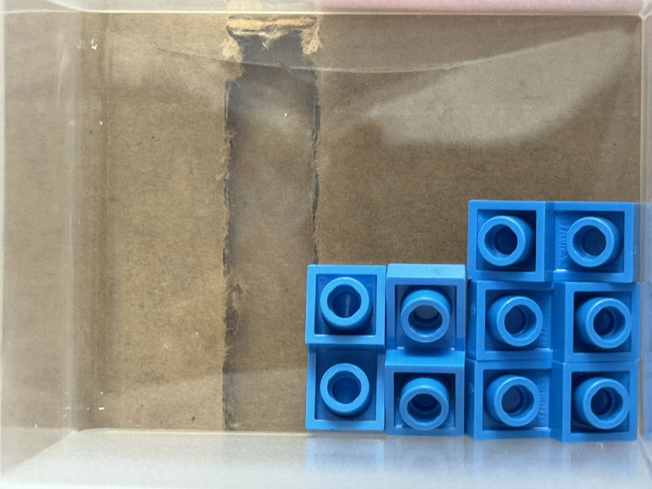 LEGO Parts - Dark Azure Slope, Curved 2 x 1 x 2/3 Inverted - No 24201 - QTY 5