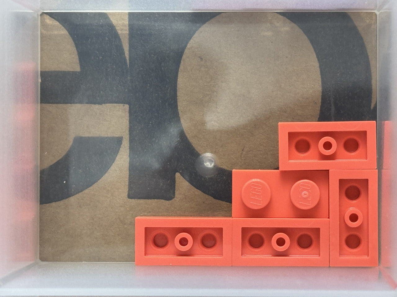 LEGO Parts - Coral Plate 1 x 2 - No 3023 - QTY 5