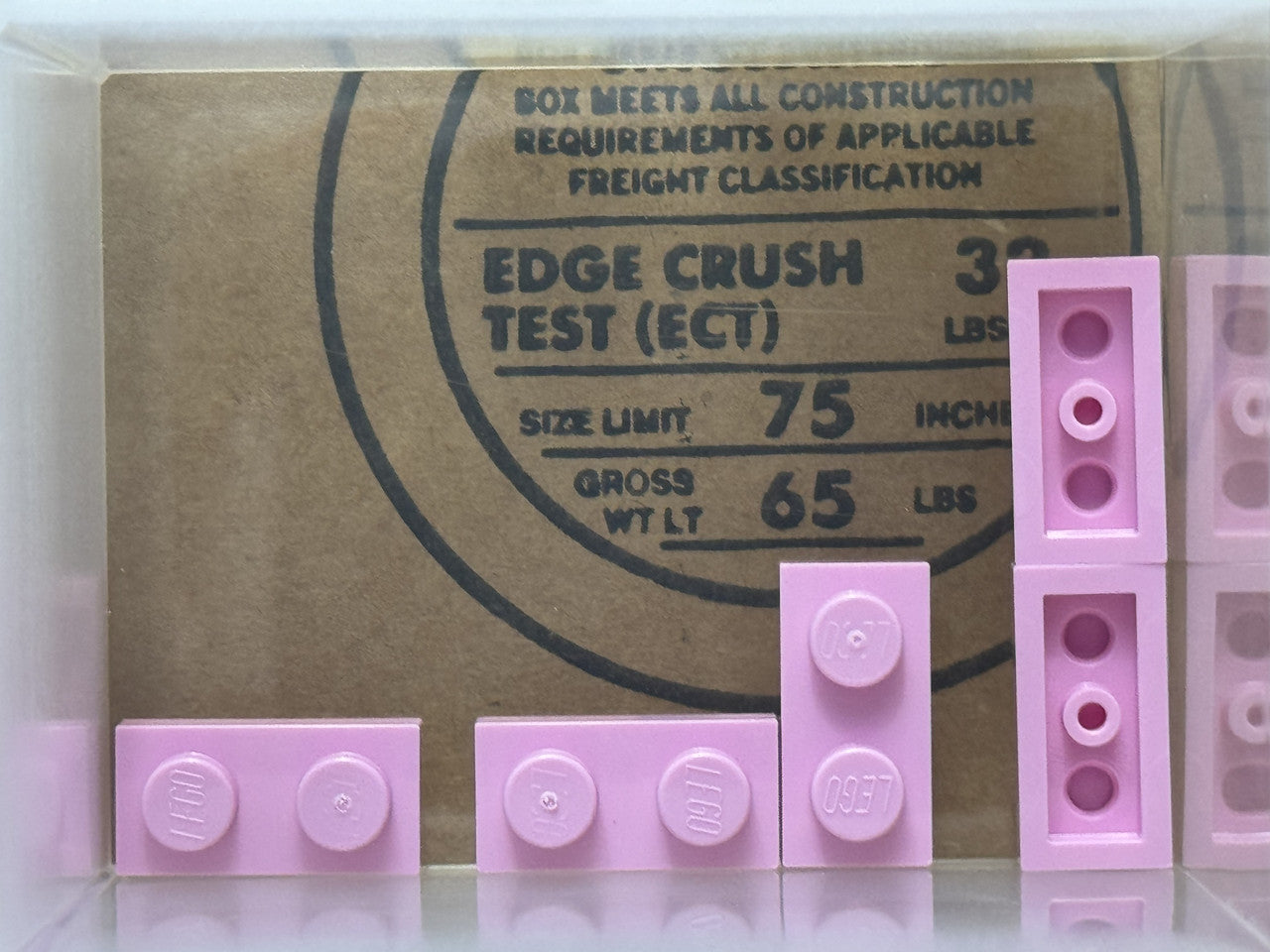 LEGO Parts - Bright Pink Plate 1 x 2 - No 3023 - QTY 5
